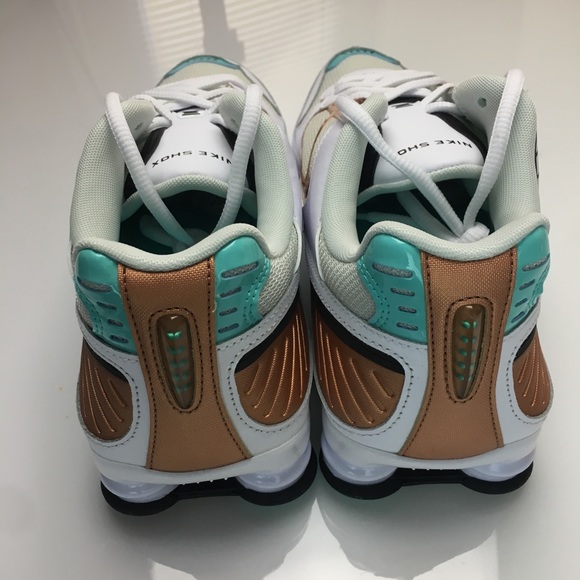 teal womens nike shox